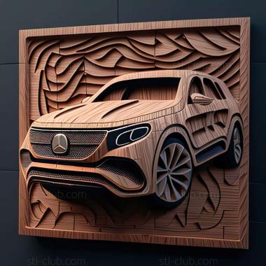 3D модель Mercedes Benz EQC (STL)